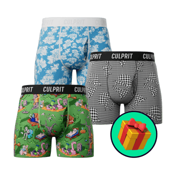 Quarterly Score Boxer Brief Bundle! 💥 - Culprit Underwear - Boxer Briefs w/Fly - BB - Q3 - S