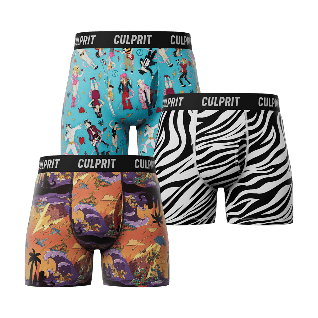 Quarterly Score Boxer Brief Bundle! 💥 - Culprit Underwear - Boxer Briefs w/Fly - BB - Q3 - S