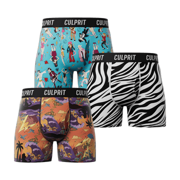 Quarterly Score Boxer Brief Bundle! 💥 - Culprit Underwear - Boxer Briefs w/Fly - BB - Q3 - S