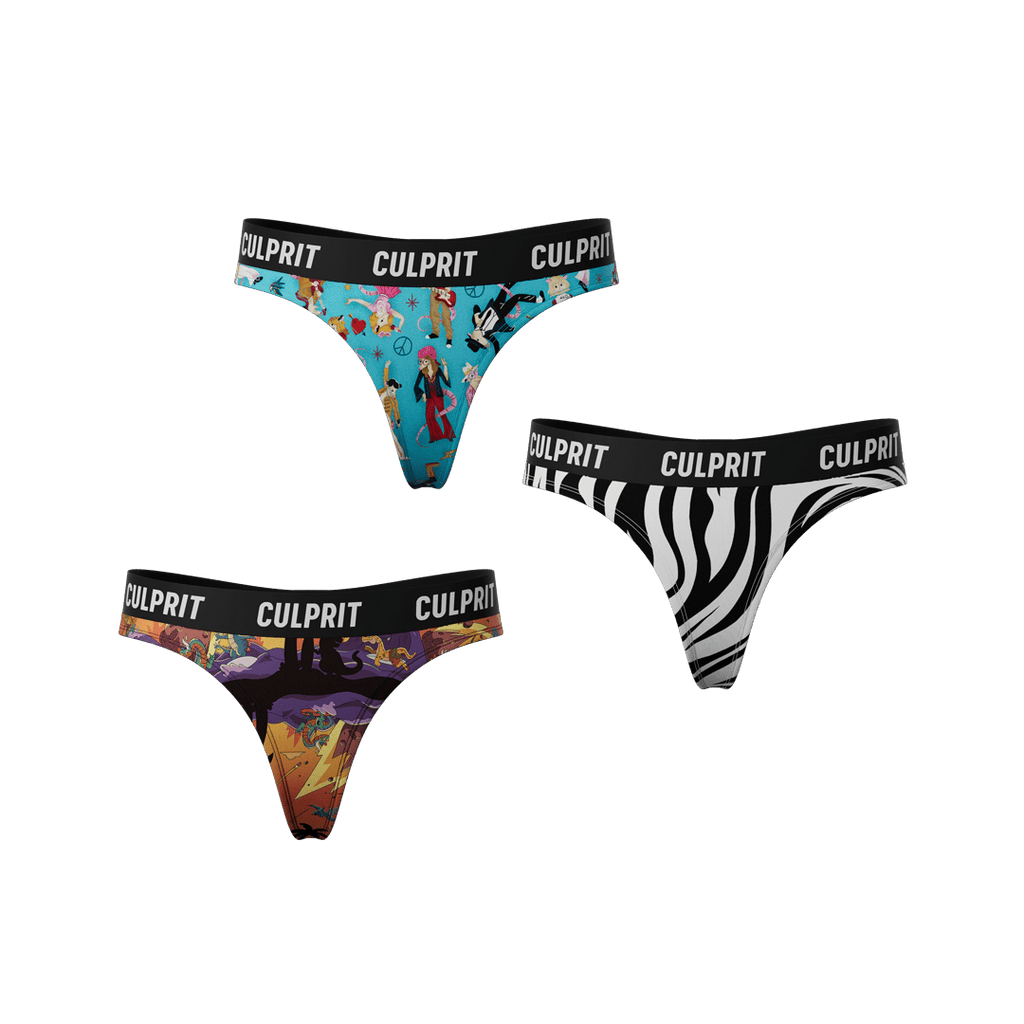 Quarterly Score Classic Thong Bundle! 💥 - Culprit Underwear - Thongs - THG - Q3 - XS