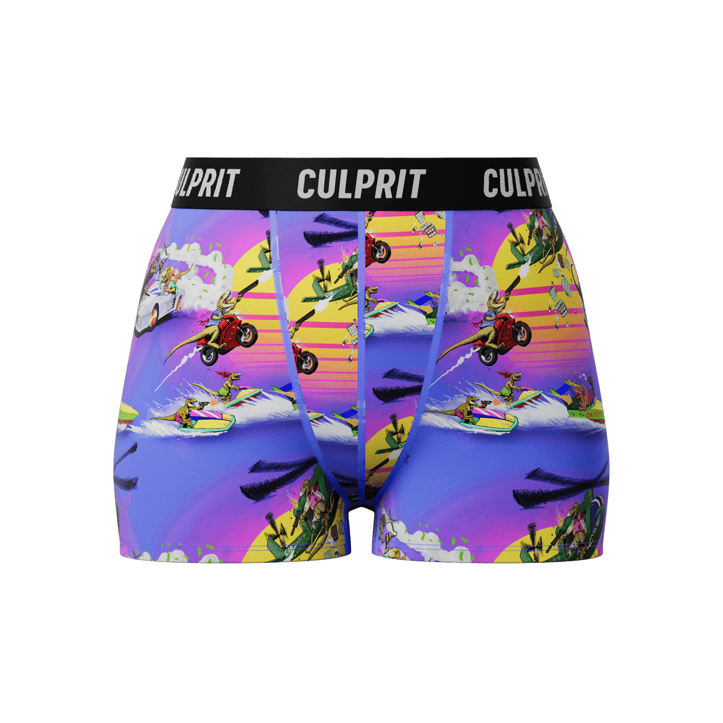 Raptor Vice 🦖 Booty Shorts - Culprit Underwear - Booty Shorts - BS - RPTVC - XS