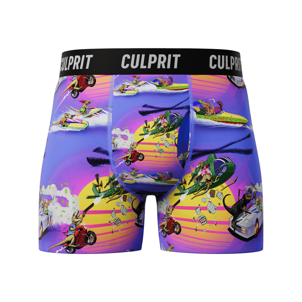 Raptor Vice 🦖 Boxer Briefs w/ fly - Culprit Underwear - Boxer Briefs w/Fly - BB - RPTVC - S