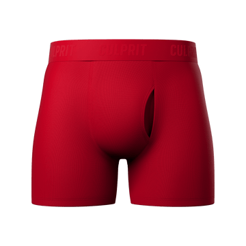 Red Hot❗️Boxer Brief w/ Fly - Culprit Underwear - Boxer Briefs w/Fly - BB - REDHOT - S