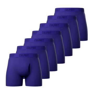 Royal Blue Boxer Brief 7 - Pack 💎 - Culprit Underwear - Boxer Briefs w/Fly - 7PK - BB - RYBL - S