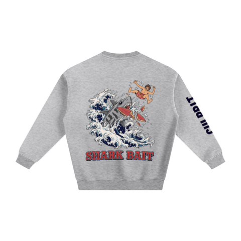 Shark Bait 🏄‍♂️ 🦈 Heather Crewneck