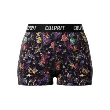 Space Pirates 🏴‍☠️ Booty Shorts - Culprit Underwear - Booty Shorts - BS - SPC - XS