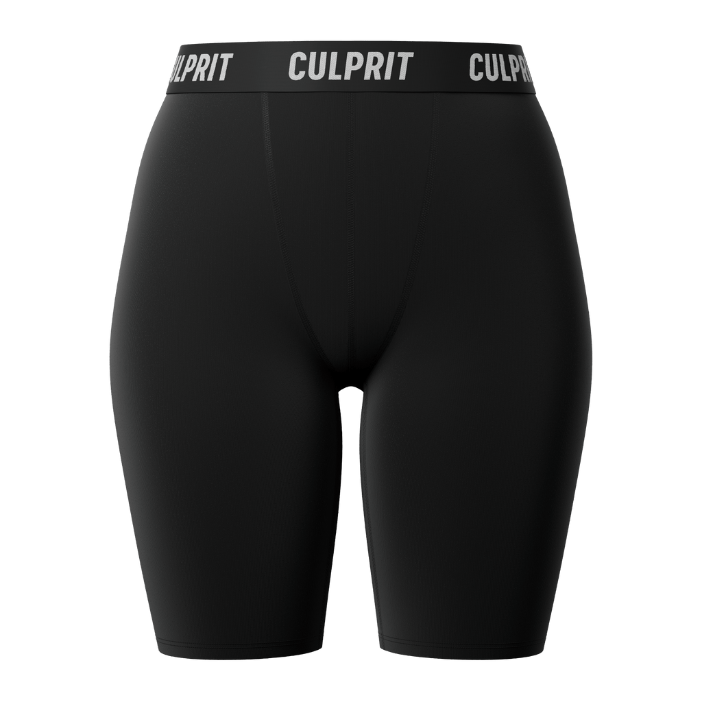 Stealth Black 🥷 Long - Cut LadyBoxers - Culprit Underwear - LadyBikerz - LBK - BLK - XS