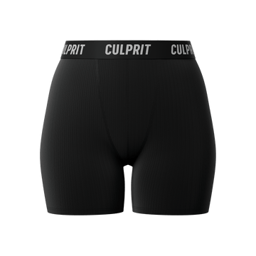 Stealth Black Ribbed 🥷 LadyBoxers - Culprit Underwear - LadyBoxers™ - LB2 - SBR - XS