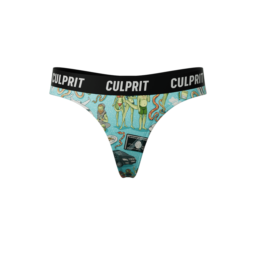 Super Slvtty Snake x Culprit Thong - Culprit Underwear - Thongs - THG - SSS - XS