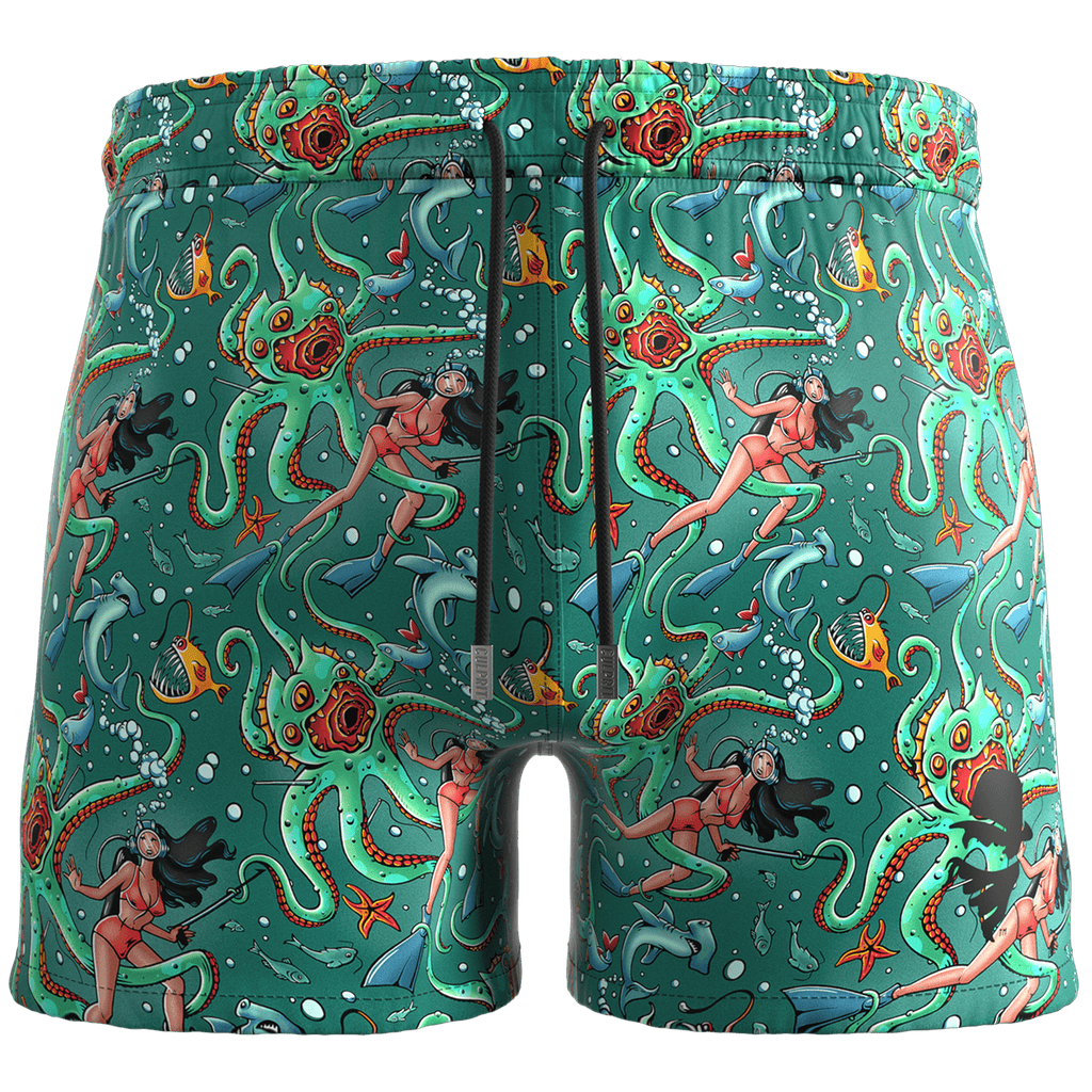 Swim Trunks: Get It Kraken! 🦑 - Culprit Underwear - Swim Trunks - SWTK - GKRK - S