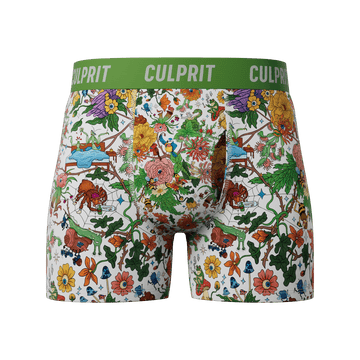 The Birds and The Bees 🐝 - Culprit Underwear - Boxer Briefs w/Fly - BB2 - BIRDS - S