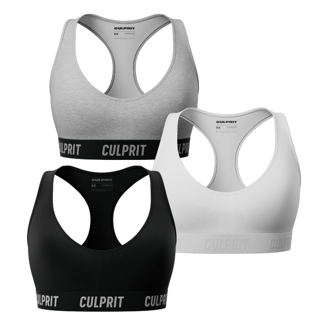 The Solid ComfyBra™ Pack👌 - Culprit Underwear - ComfyBra™ - 3PK - BRA - BNDL1 - XS