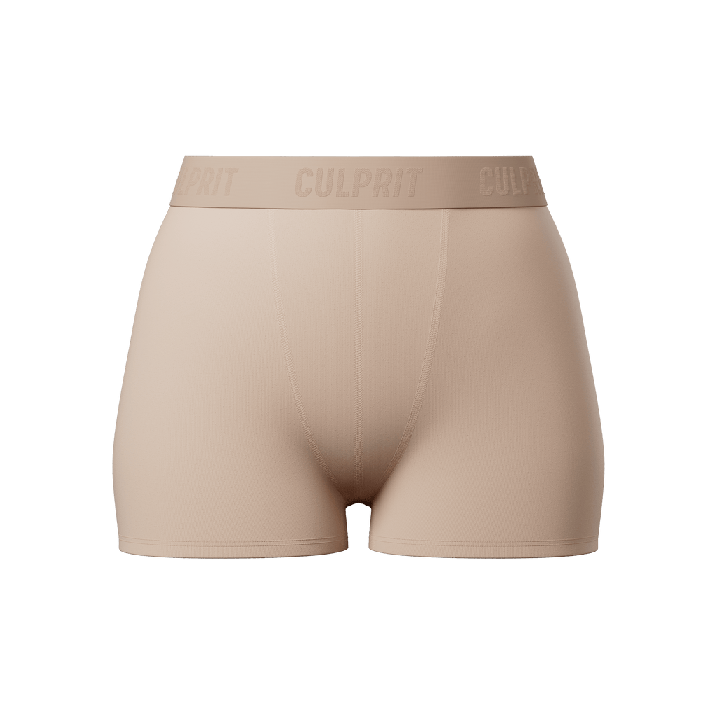 Toasted Marshmallow Booty Shorts 3 - Pack 🍨 - Culprit Underwear - Booty Shorts - 3PK - BS - NOUG - XS