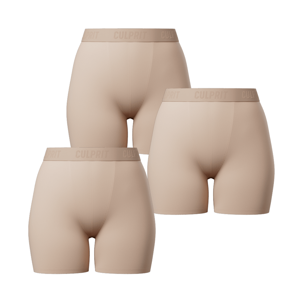 Toasted Marshmallow LadyBoxers™ 3 - Pack 🍨 - Culprit Underwear - LadyBoxers™ - 3PK - LB - NOUG - XS