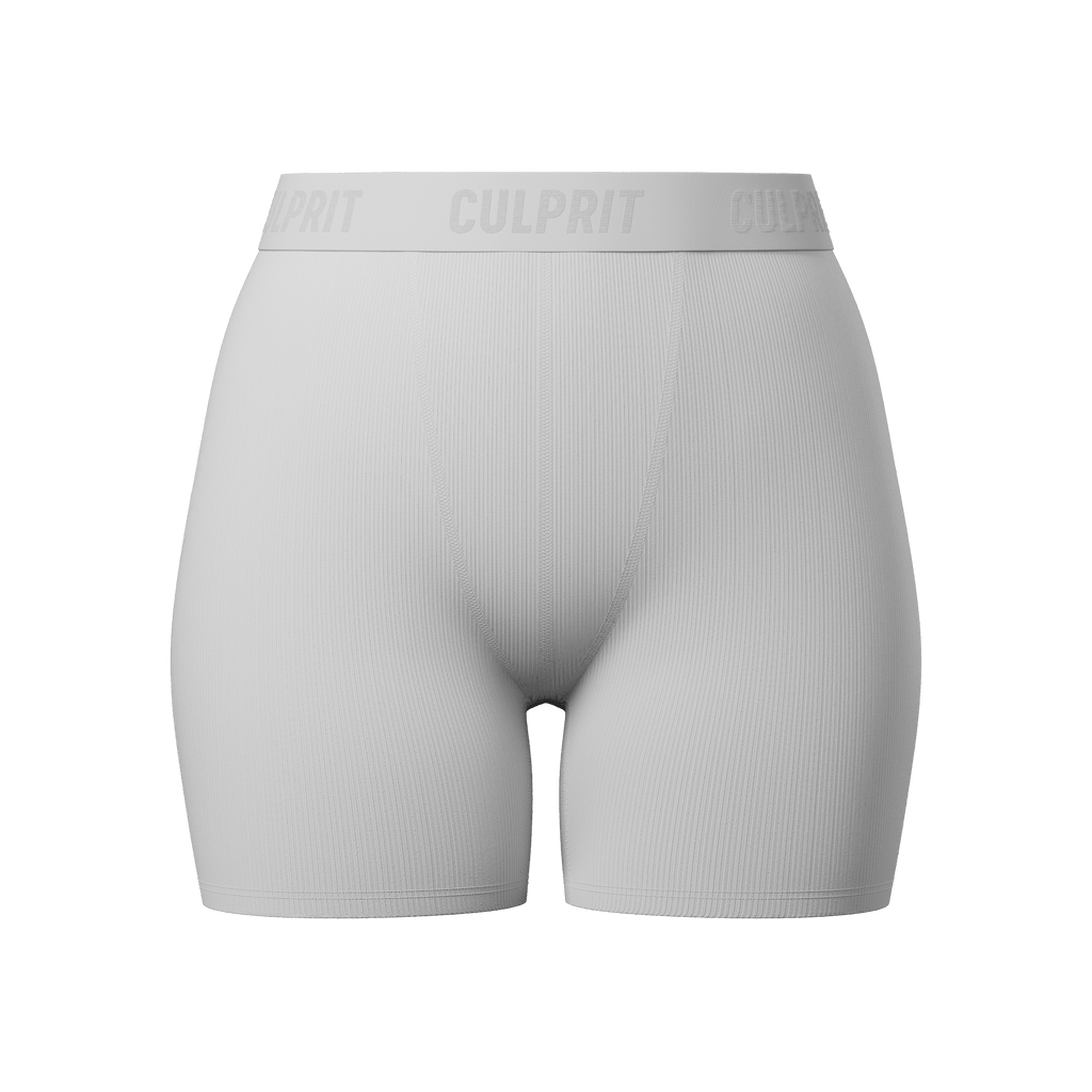 White Hot Ribbed LadyBoxers - Culprit Underwear - LadyBoxers™ - LB - WHR - XS