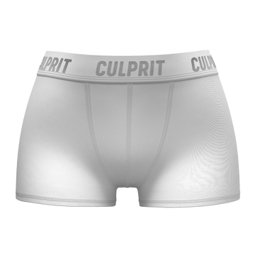 White Hot Solid Booty Shorts - Culprit Underwear - Booty Shorts - BS - WHOT - XS