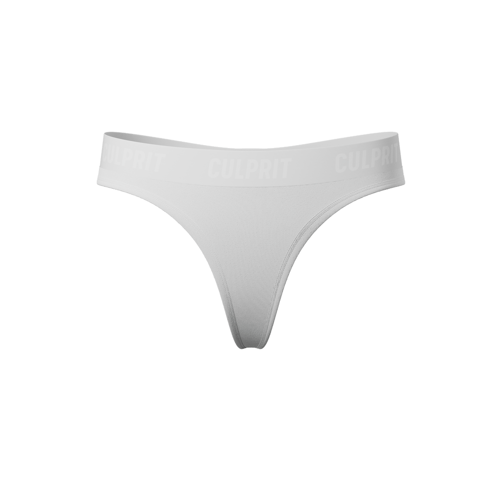 White Hot Solid Thong - Culprit Underwear - Thongs - THG - WHOT - XS