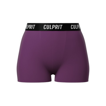 Witch's Brew 🔮☾🐈‍⬛ Booty Shorts - Culprit Underwear - Booty Shorts - BS - PLUM - XS