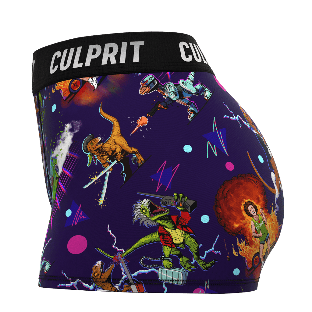 Raptor Nights Booty Shorts - Culprit Underwear LLC - Booty Shorts - BS - RPTRNT - XS