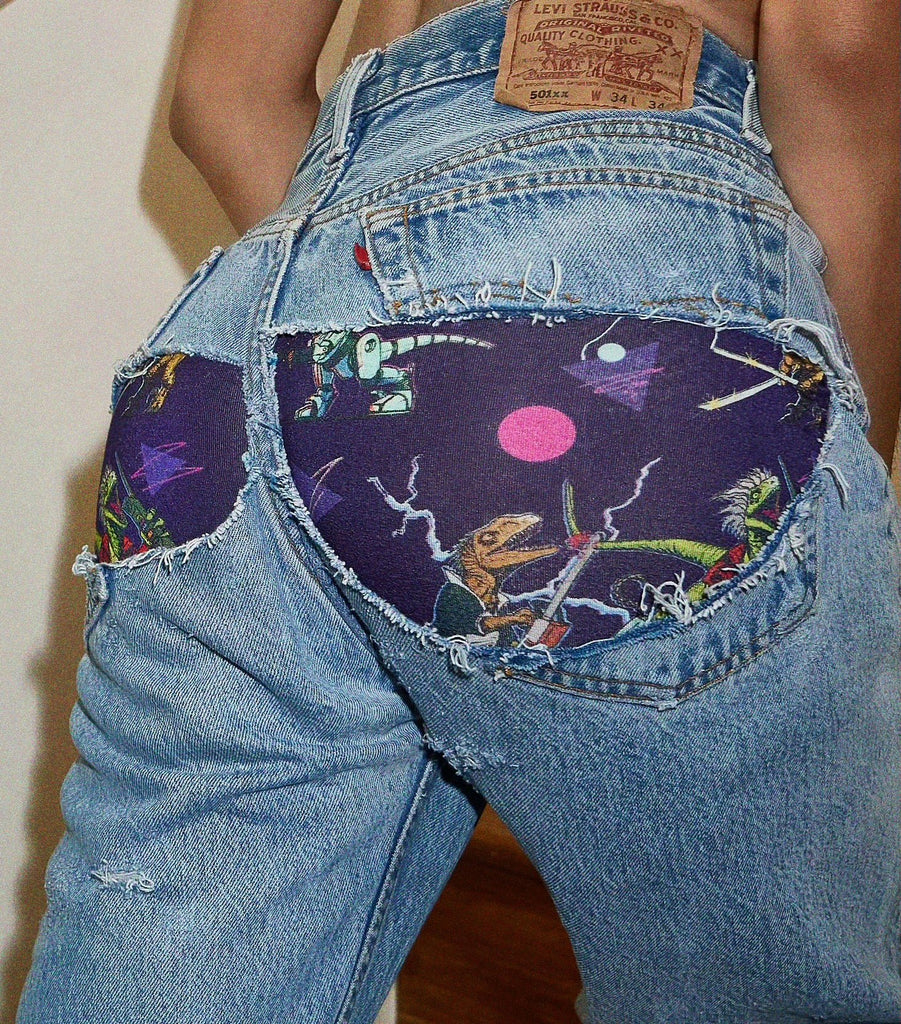 Raptor Nights Booty Shorts - Culprit Underwear LLC - Booty Shorts - BS - RPTRNT - XS